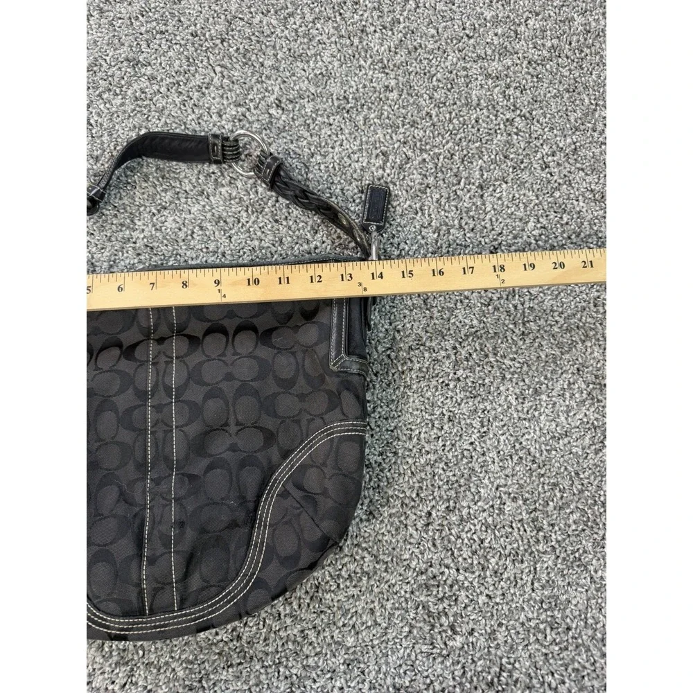 Vintage Y2K Coach Soho Hobo Shoulder Bag Black
